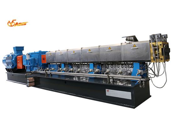قیمت خوب HPL95 5015N / M گرانولاتور زباله پلاستیکی 3000Kg / H خط تولید دو پیچ اکسترودر برای PP آنلاین