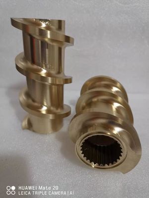 قیمت خوب آلومینیوم برنز تیره تیره پیچ عناصر 150mm برای دو پیچ Extruder آنلاین
